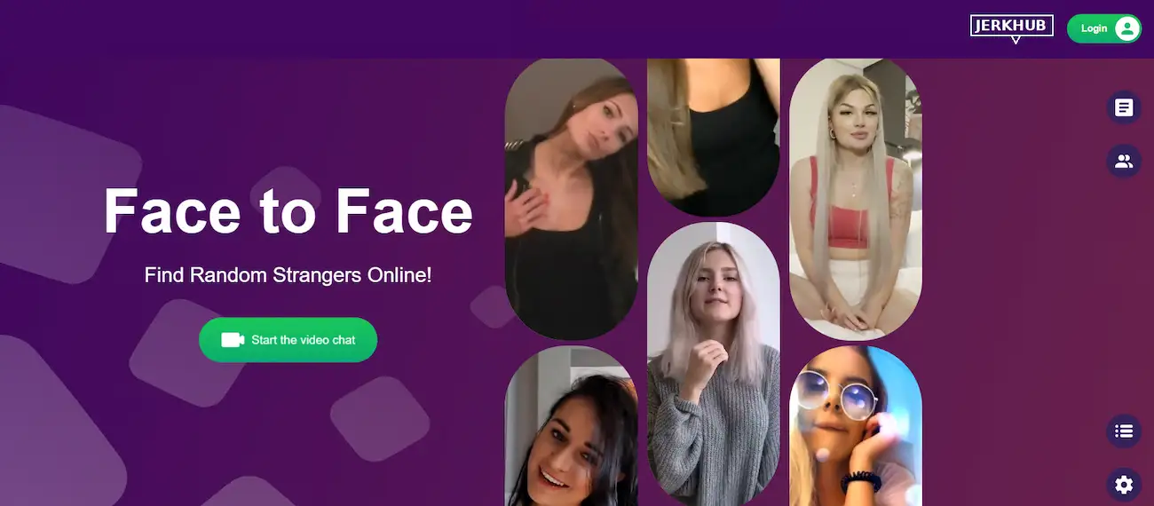 Jerk Hub – Face to Face live cam chat